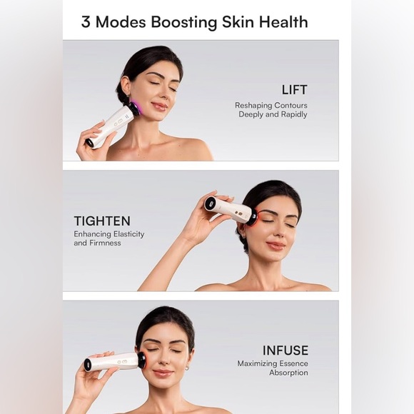 3-in-1 Facial Massager Therapy Beauty Device - Picture 3 of 4